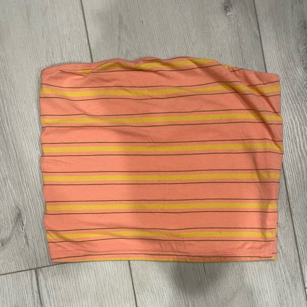 Simple striped tubetop